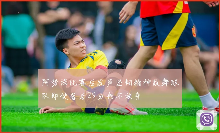 阿努诺比赛后发声坚韧精神鼓舞球队即使落后29分也不放弃